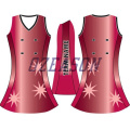 100% Top Polyester Custom Sublimation Netball Uniform (N002)